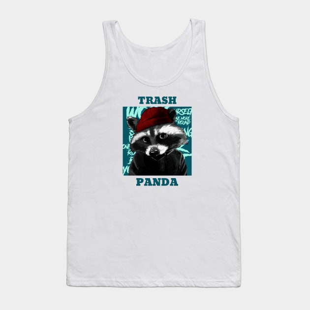 Trash Panda Tank Top by nightDwight